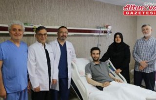 Rize'de aort damarında yırtık oluşan hasta...