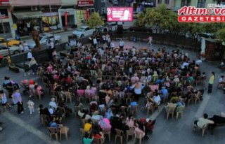 Salıpazarı’nda çocuklara açık hava sinema etkinliği...