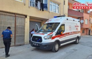 Bafra'da merdivenden düşen bebek yaralandı