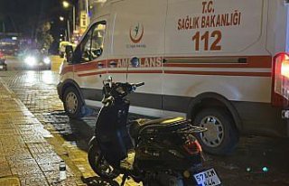 Sinop’ta motosikletle otomobilin çarpıştığı...