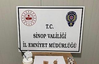 Sinop'ta uyuşturucu operasyonunda yakalanan 1 kişi...