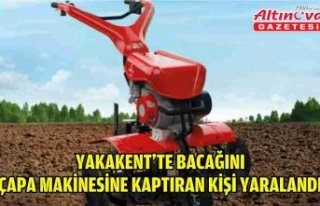 Yakakent'te bacağını çapa makinesine kaptıran...