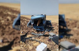 Amasya'da iki otomobilin çarpıştığı kazada...