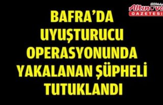 Bafra'da uyuşturucu operasyonunda yakalanan...