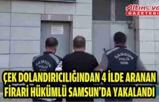 Çek dolandırıcılığından 4 ilde aranan firari...