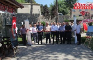 Oğuzlar'da 15 Temmuz resim sergisi açıldı