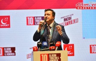 Saadet Partisi Genel Başkanı Arıkan, partisinin...