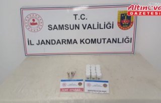 Samsun'da uyuşturucu operasyonunda bir zanlı...