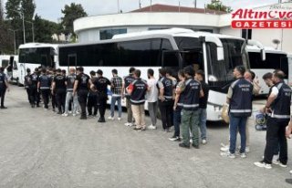 Samsun merkezli yasa dışı bahis operasyonunda yakalanan...