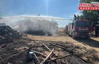 Tokat'ta çıkan yangında 1 ev ile 2 ahır kullanılamaz...