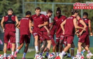 Trabzonspor, yeni sezon hazırlıklarını sürdürdü