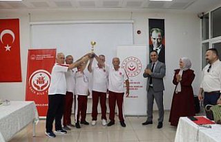 Zonguldak'ta Kıbrıs gazileri arasında bocce müsabakaları...