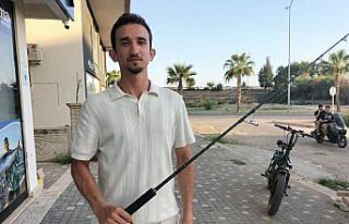 Antalya açıklarında amatör balıkçılar balina...