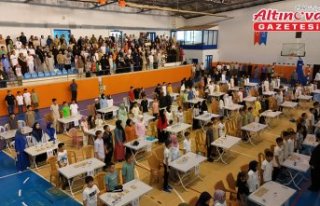 Düzce'de yaz Kur'an kursları bilgi yarışması...