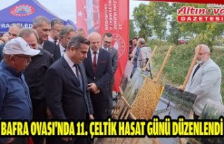 Bafra Ovası'nda 11. Çeltik Hasat Günü düzenlendi