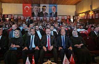 BBP Genel Başkanı Destici, partisinin Çorum İl...