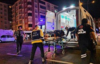 Çorum'da motosiklet ile otomobil çarpıştı,...