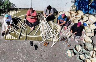 Düzce'de sepetçilik mesleği, kooperatifte...