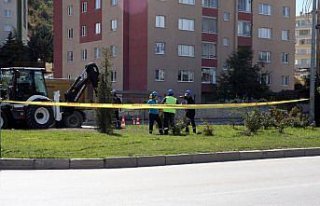 Kastamonu'da elektrik altyapı çalışması...