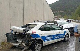 Tokat'ta meydana gelen iki trafik kazasında...