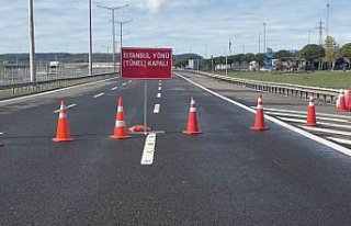 Bolu Dağı Tüneli İstanbul yönü, 31 Ekim'e...