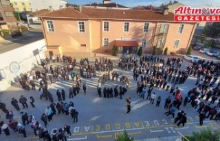 Havza'da deprem tahliye tatbikatı yapıldı