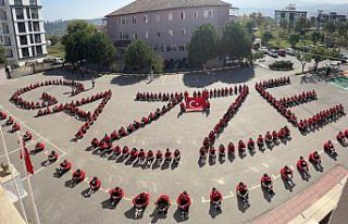 Samsun'da lise öğrencilerinden Gazze'ye...