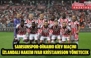 Samsunspor-Dinamo Kiev maçını İzlandalı hakem...