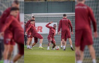 Trabzonspor, Eyüpspor maçı hazırlıklarını sürdürdü