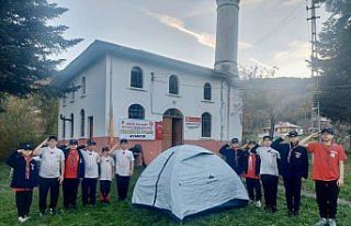 Ayancık'ta izcilere eğitim verildi