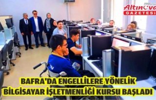Bafra'da Engellilere Yönelik Bilgisayar İşletmenliği...