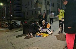 Çorum’da araç ile çarpışan motosikletin sürücüsü...