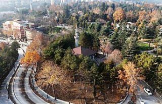 Karabük'teki Yenişehir Camisi'nde restorasyon çalışması...