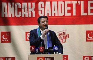 Saadet Partisi Genel Başkanı Arıkan, Rize'de konuştu: