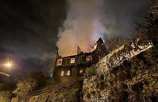 Safranbolu'da tarihi konak yandı