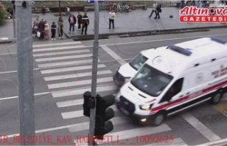 Samsun'daki trafik kazaları KGYS kameralarıyla...