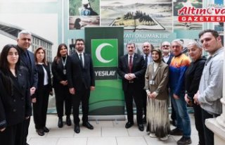 Samsun Valisi Tavlı'dan Yeşilay'a ziyaret