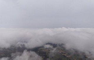Alaçam'da 1650 rakımlı Dürtmen Dağı'ndaki...