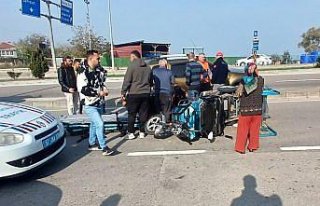 Sinop'ta elektrikli motosiklet kazasında 3 kişi...