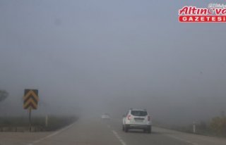 Tokat'ta sis etkili oldu