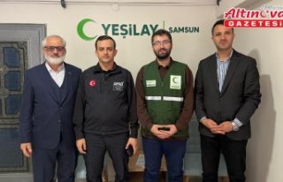 AFAD Samsun İl Müdürü Matur'dan Yeşilay...