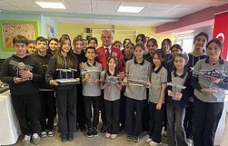 Amasya’da öğrenciler “Yerli Malı Haftası”nda...