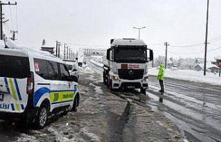 Anadolu Otoyolu'nun Bolu Dağı Tüneli kesiminde...