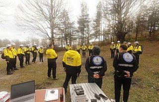 ANDA Kocadağ'da arama kurtarma tatbikatı gerçekleştirdi