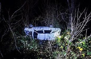 Artvin'de uçuruma devrilen otomobildeki 4 kişi...