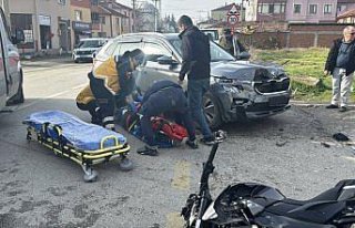 Bolu'da ciple çarpışan motosikletin sürücüsü...