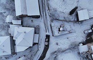 Karabük Belediyesi karla mücadele çalışmaları...