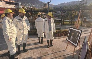 Madencilerin “kara elmas“ mesaisi, fotoğraf karelerinde...