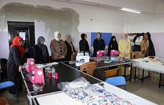 Of'ta kadınlara yönelik dikiş kursu açıldı