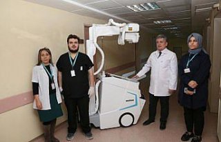 Rize'de yerli mobil dijital röntgen cihazı hizmete...